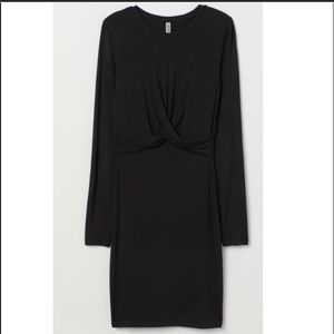 H&M Black Cotton Dress